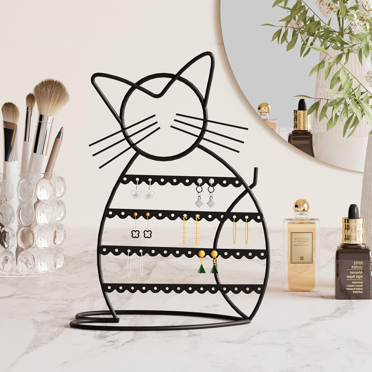 Jewelry Organizer Stand Cat Shaped