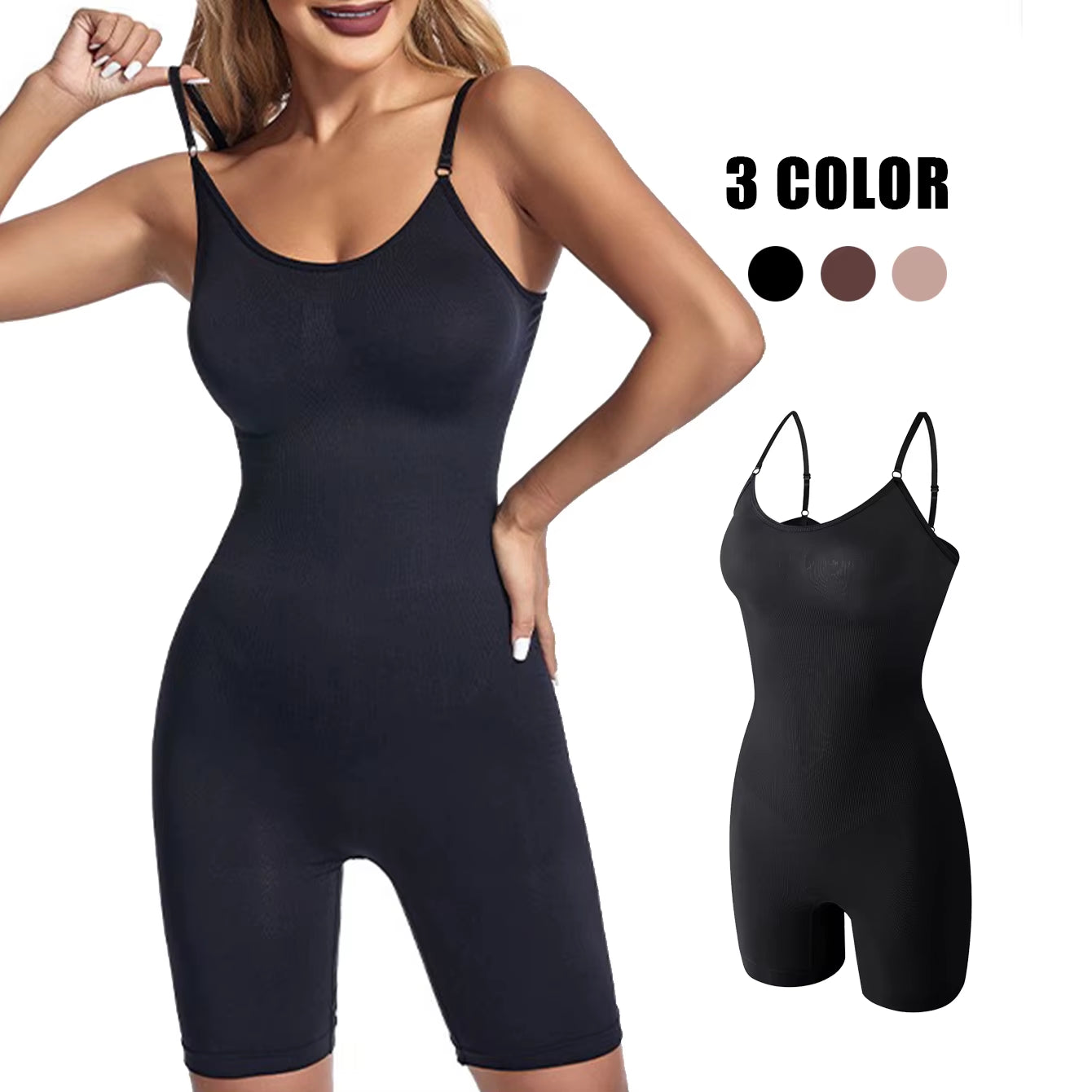 Shapewear Stree Jumpsuit Women Tummy Control Full Body Shaper Bodysuit Reducing and Shaping Girdles