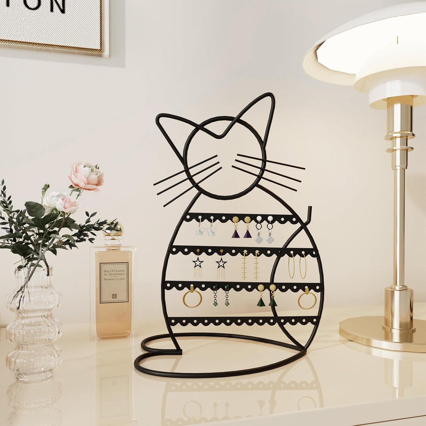 Jewelry Organizer Stand Cat Shaped